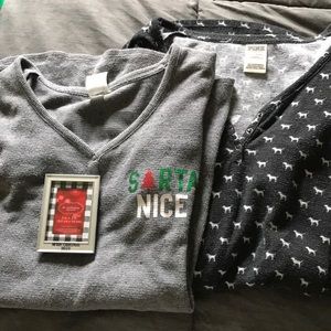 Victoria’s secrecy pink 2 set sleep shirts 2 sale